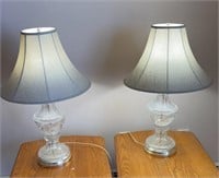 Matching table lamps. Working 26in tall