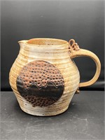 Studio 5 pottery pitcher signed