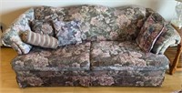 Floral pattern couch. Good condition OFFSITE