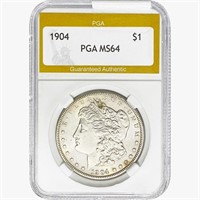 1904 Morgan Silver Dollar PGA MS64