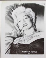 Marilyn Monroe Signed Photograph Inscribed