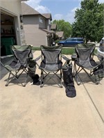 Foldable patio chairs