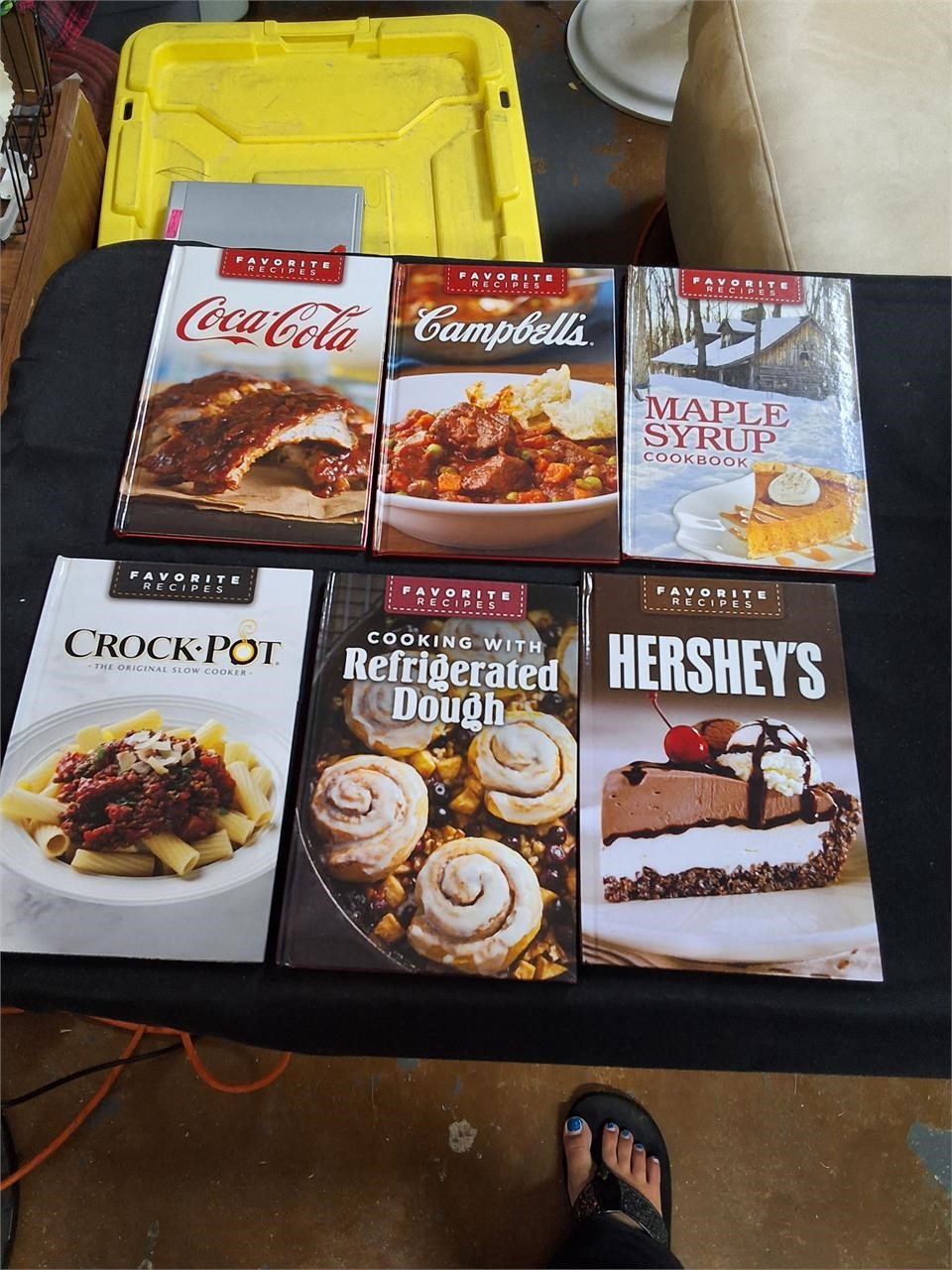 Set of cookbooks