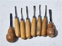 LOT OF HAND TOOLS CARVING