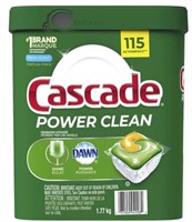115-Pk Cascade Power Clean Dishwasher Detergent