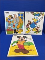 3 Disney Playskool puzzles