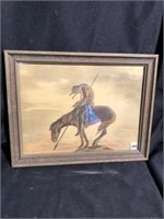 Antique painting in period Frame called End of