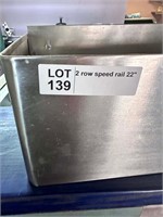 Speed Rail two row 22 inches Stainless Steel