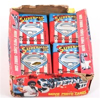 1983 TOPPS SUPERMAN III PHOTO CARDS BUBBLE GUM PAC