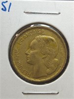 1951 French coin