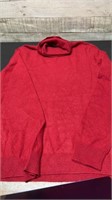 Lord & Taylor 100% Cashmere Red Sweater Size XL