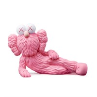 Kaws, "Time Off (Pink)" Vinyl Sculpture