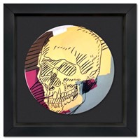 Andy Warhol (1928-1987), "SKULL (Beige)" Framed Li