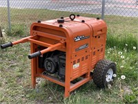 Apex Equipment 9000TB gas generator 60hz with a 42