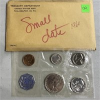 1960 SMALL DATE PROOF SILVER COIN SET