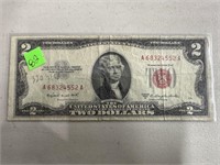1953-B $2 CURRENCY RED SEAL NOTE
