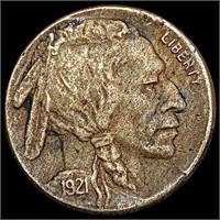 1921-S Buffalo Nickel LIGHTLY CIRCULATED