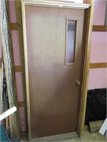 Passenger door and frame, 32"