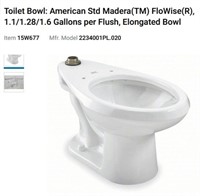 NEW toilet- Madera EL 1.6 10"R