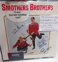 344 - AUTOGRAPHED THE SMOTHERS BROTHERS LP W/COA