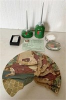 lot of 12 Oliver items fans, lighter, oil cans oth