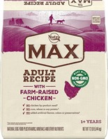 Nutro MAX Adult Recipe Dry Dog Food/Chicken, 12 LB