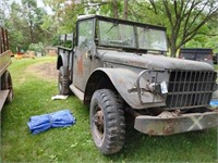 1953 3/4 Ton M37 Troop Carrier Army Truck - title