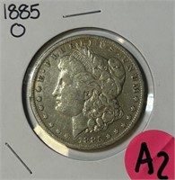 S - 1885-O MORGAN SILVER DOLLAR (A2)