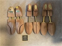 Lot of 3 Pair of Wooden Shoe Stretchers