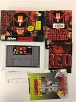 Super Nintendo Judge Dredd Game w/Box & Inserts