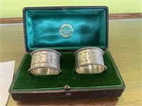 1899 H&T Hilliard & Thomason Wedding Napkin Rings