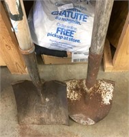 2 Used Long Handle Shovels