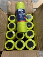 Bon 250' Twisted Neon Yellow Nylon Line x 2 Boxes.