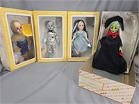 Lot of 4pcs. EFFANBEE Wizard of Oz Dolls