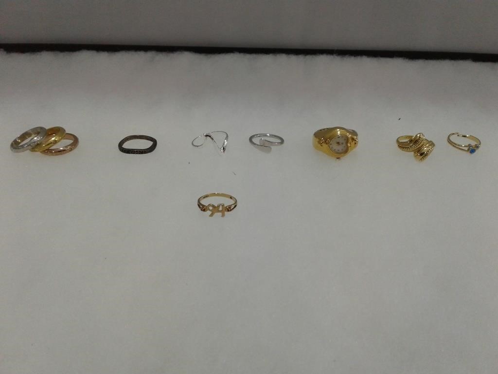 '94 Class Ring & 10 Costume Rings