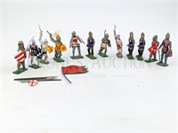 (12 PC) LEAD SOLDIERS, MEDIEVAL