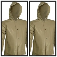 (2) Sz LG TINGLEY Flame Resistant Rain Jacket