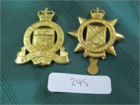 2 New Brunswick//Nova Scotia military pins