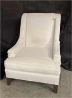 Ethan Allen linen upholstered occassional chair