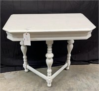 Shabby chic 3 legged accent table