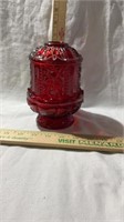 Vintage  Stars and Bars Ruby Fairy  Lamp