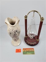 McCoy Starbust Vase & Glass Barometer
