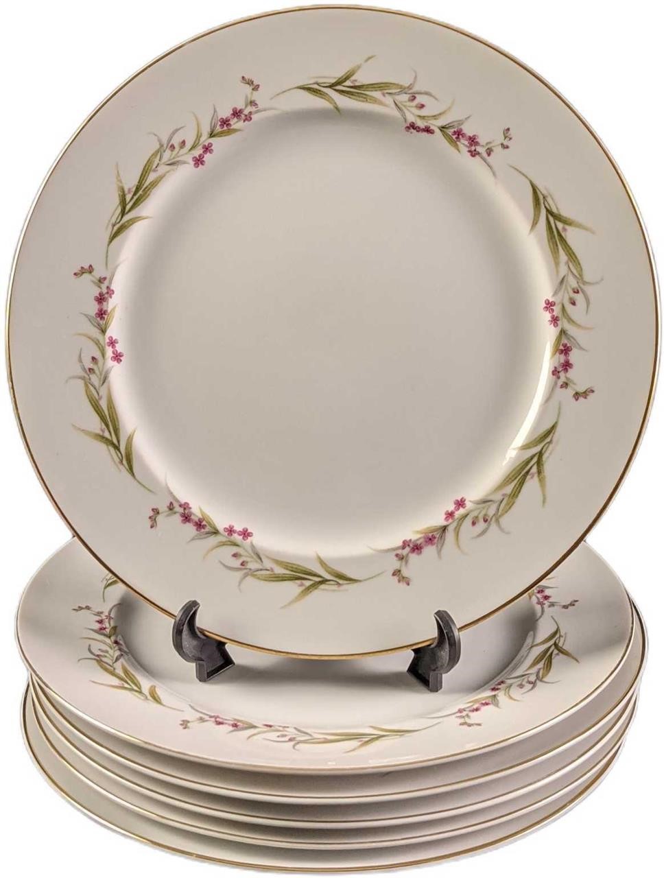 Six Prestige By Fine China Of Japan Dinner Plates