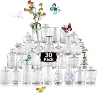 30 Pcs Mini Bud Vases As Wedding Centerpieces for