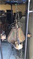 Vintage ornate iron for light chandelier 28