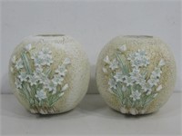 Two 7" Ceramic Vases