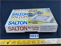 NIB Salton Coffee Warmer in Original Box