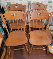 Bent Bros Wooden Dining Chairs