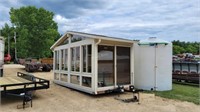 16x8' Trailer with Enclosed Sun Room