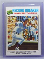 1977 Topps '76 Record Breaker George Brett